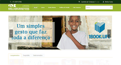 Desktop Screenshot of livrariamelhoramentos.com.br